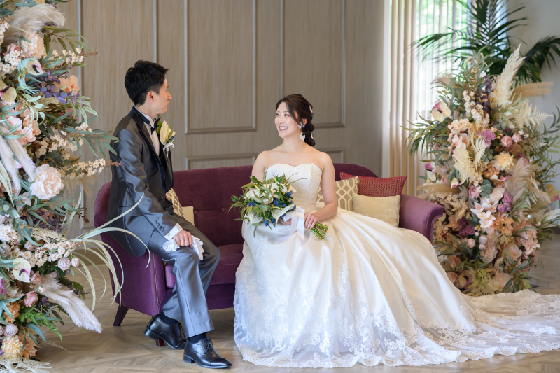 長良川清流ホテル館内のフォトブース撮影