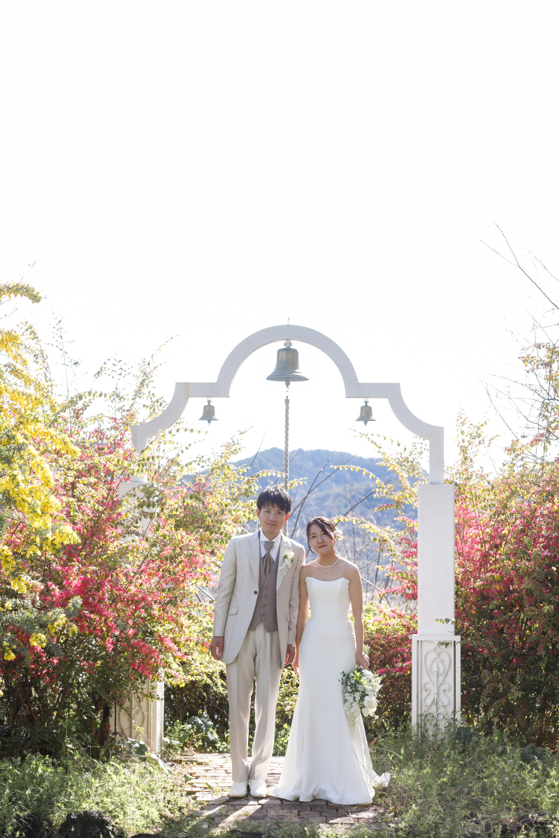 お色直し後にホテルで撮影