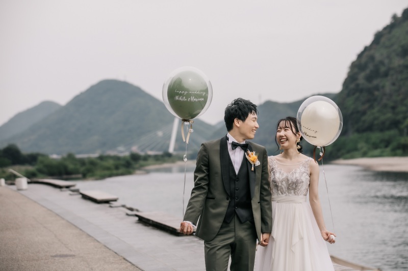 こだわりの風船での撮影