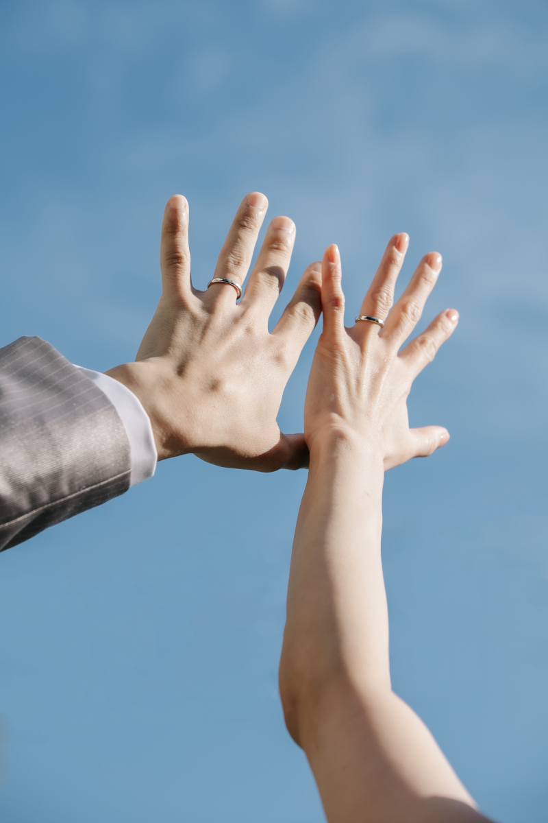 指輪メインのお写真も！