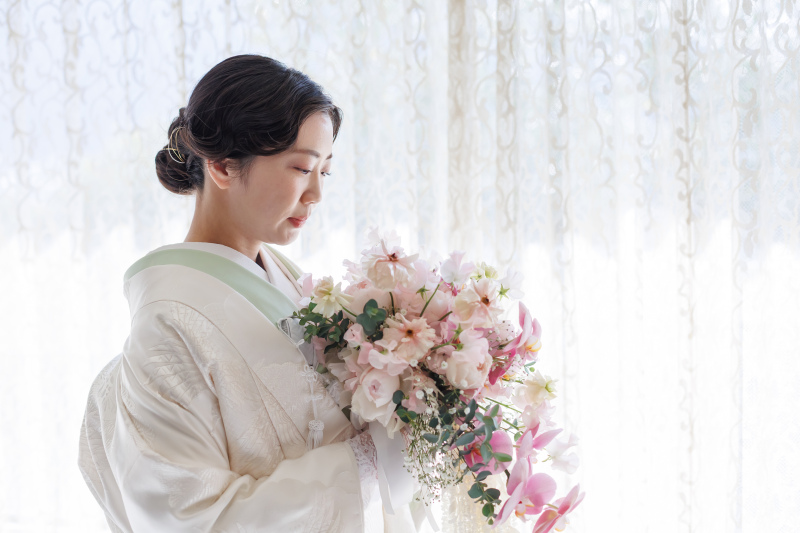 花嫁様が映えるコーディネートを