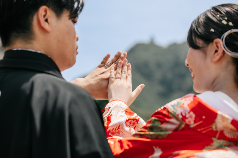 岐阜城と結婚指輪