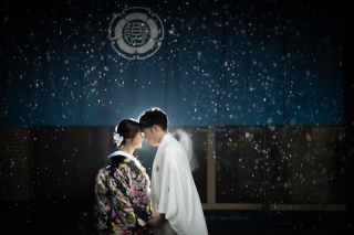 ご家族様も参加＊和装での館内撮影