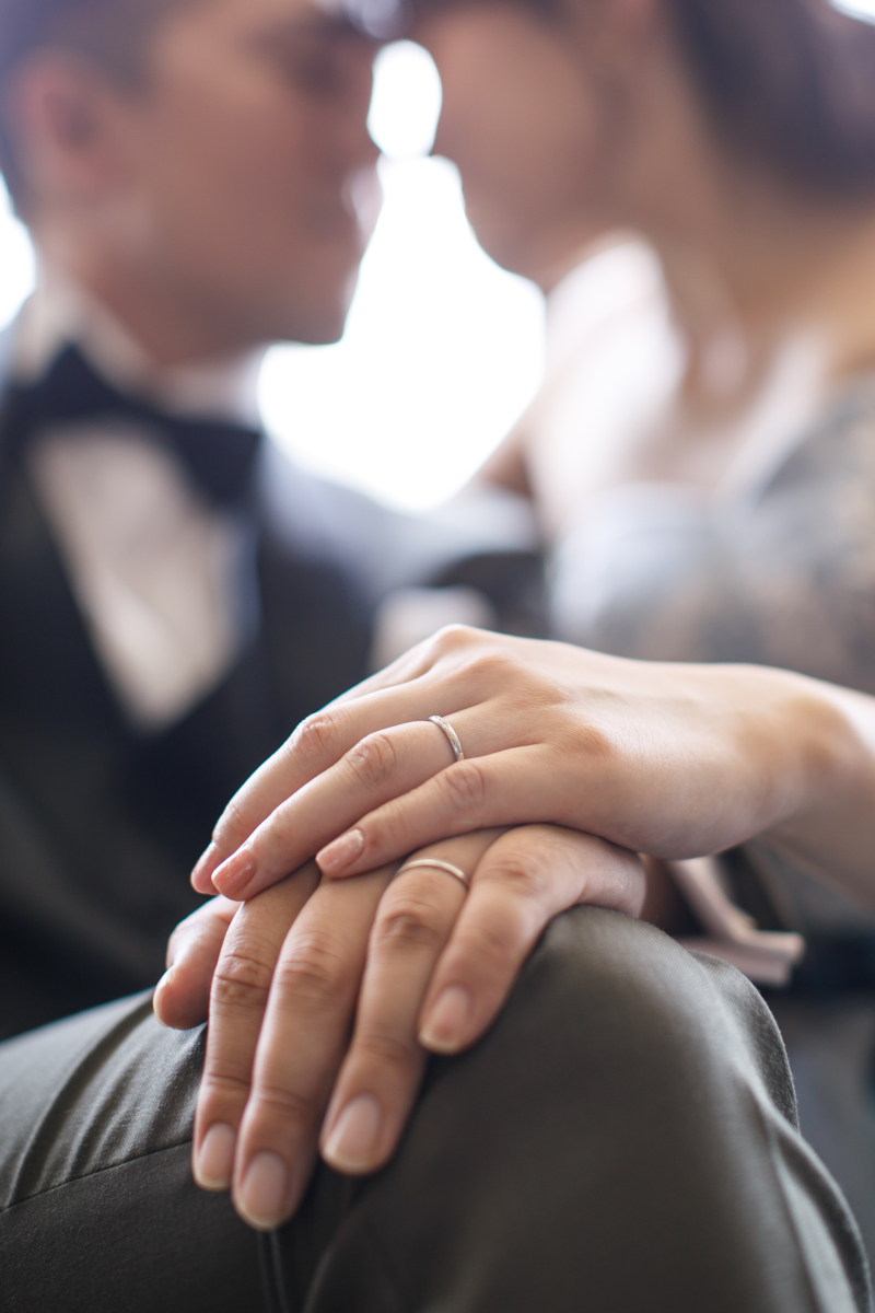 手元を写して… 指輪フォト