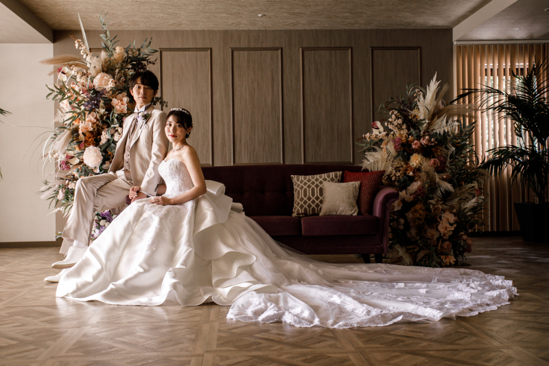 こだわりのドレスをお写真に