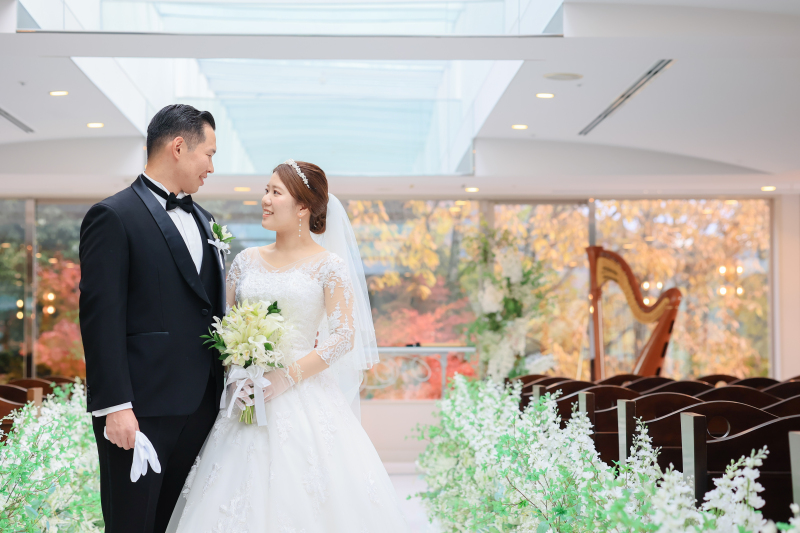 紅葉のチャペル