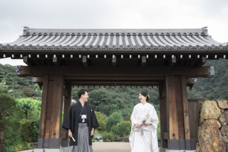 和装１着　長良公園でのロケーション撮影