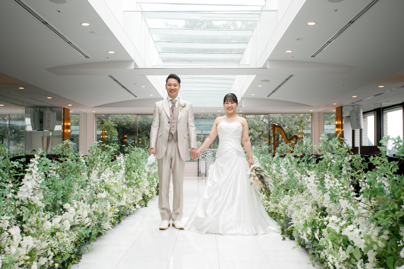 光溢れる挙式会場