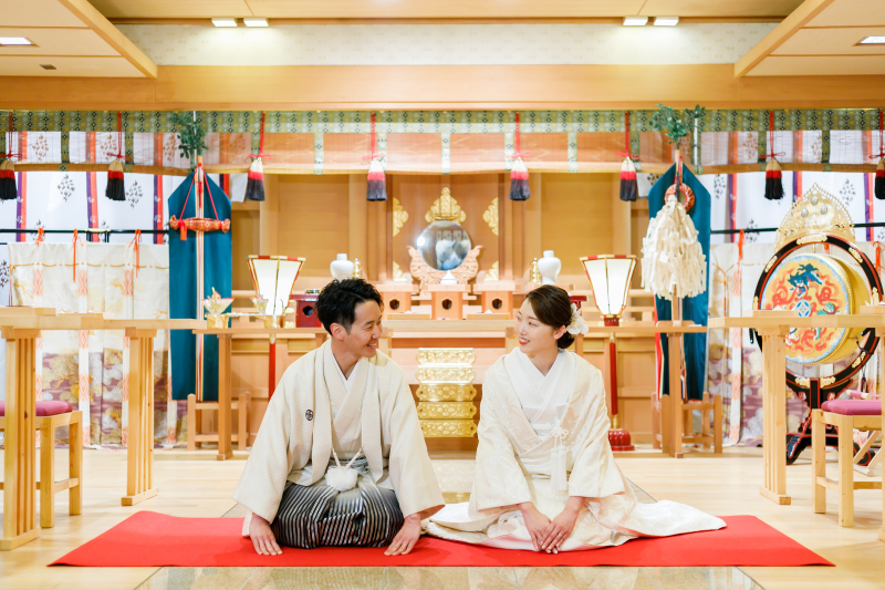 館内神殿で和を全面に！