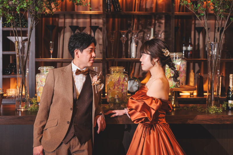 ライトアップで幻想的に