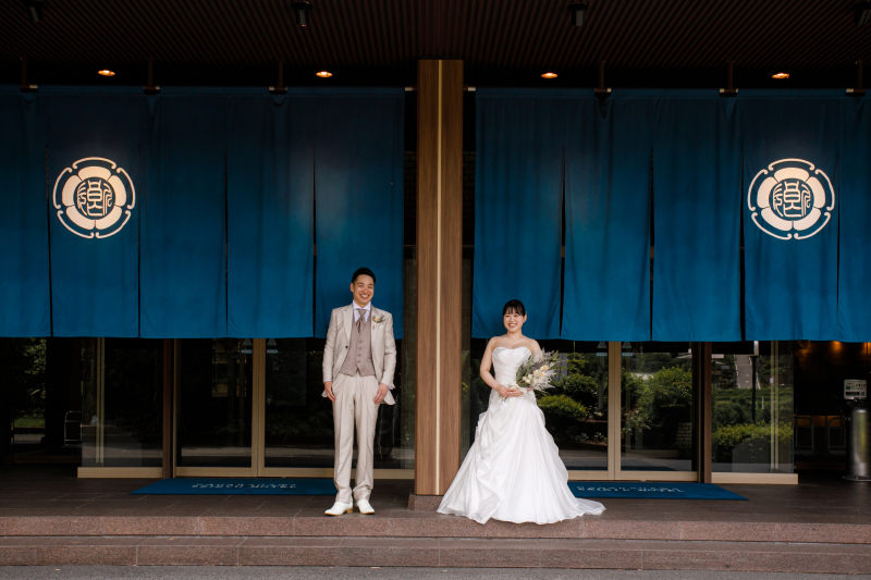 長良川清流ホテルのシンボル 大暖簾