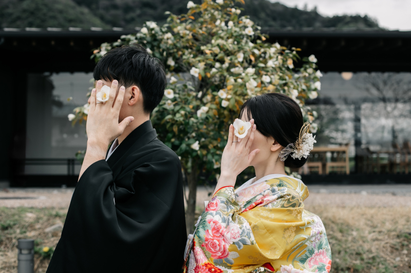 咲いている花も一緒に