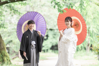 河原町での和装ロケーション撮影