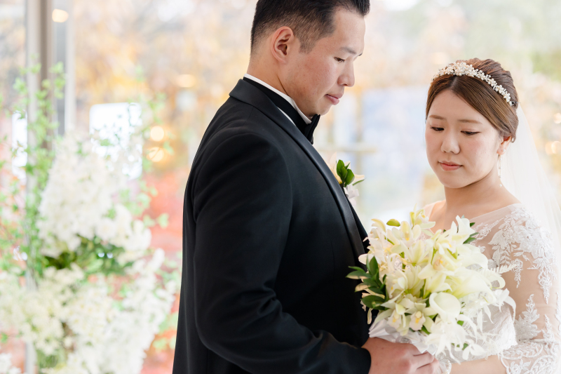 光たっぷりなチャペルで