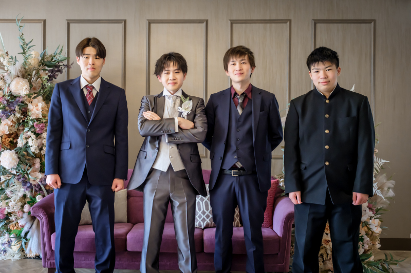 兄弟だけで撮影も！