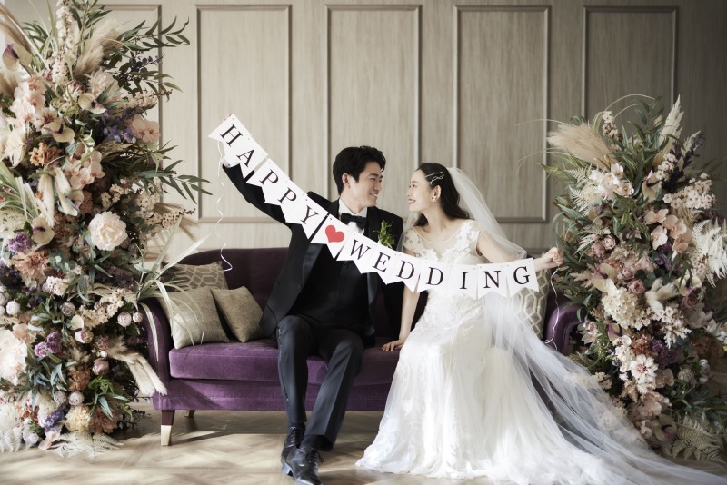 お二人の思い出の品との撮影も