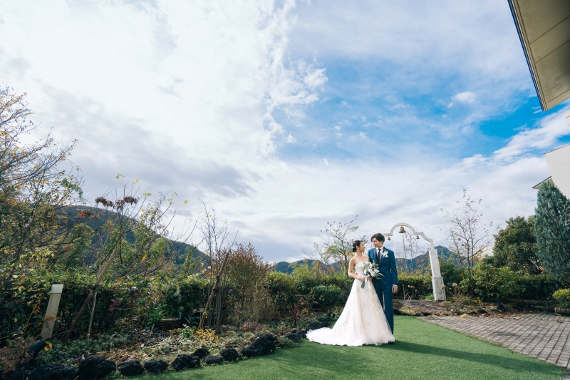 スタジオの横のテラスでの撮影なのでご移動が簡単です