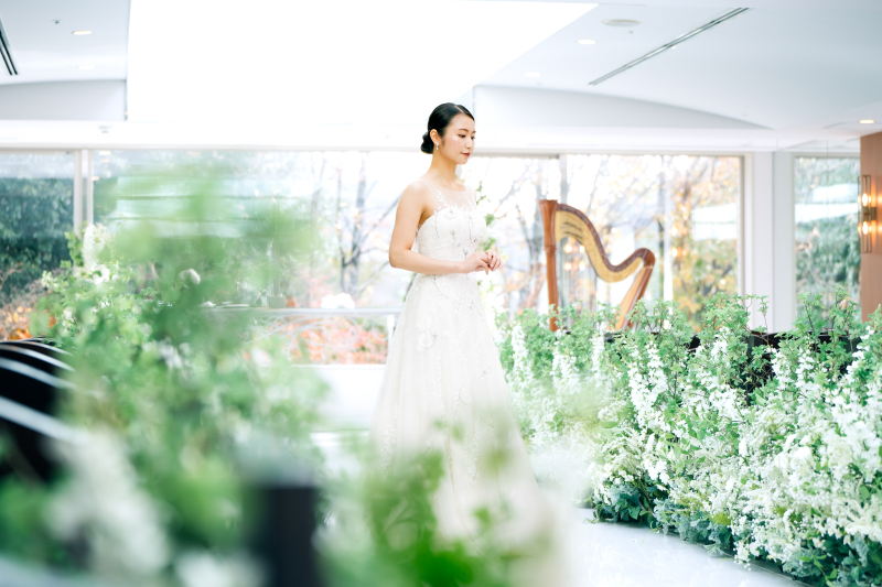 お気に入りの衣装で光に包まれた撮影を