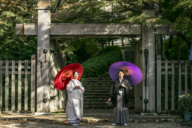 【洋装】緑豊かな【岐阜公園】と昔ながらの街並みが残る【河原町】で撮影する贅沢コース※衣装は洋装です