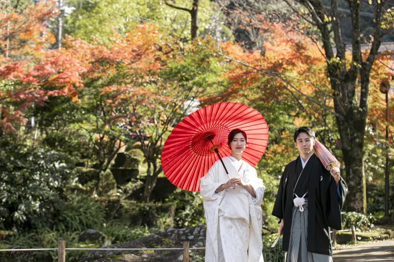 【和洋装】紅葉と秋晴れ愉しむ紅葉ロケーションプラン
