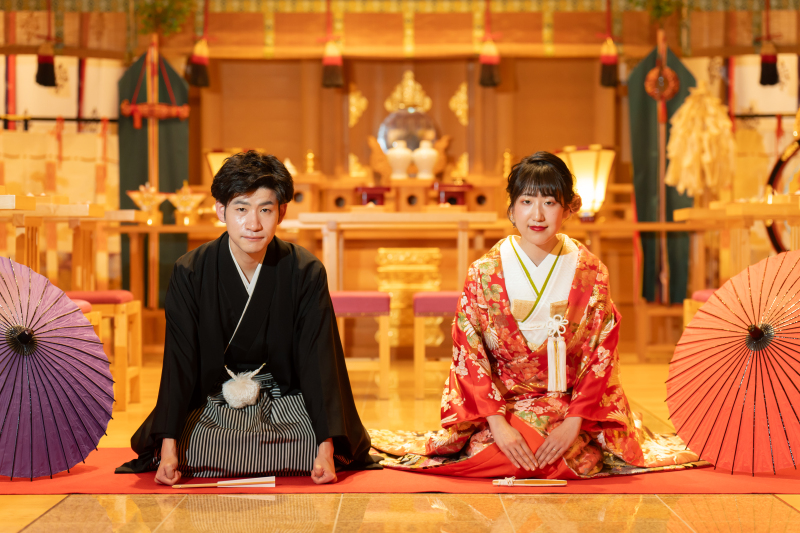 【和装】長良川清流ホテルの館内と神聖な館内神殿での撮影【館内スタジオ＋神殿撮影コース】