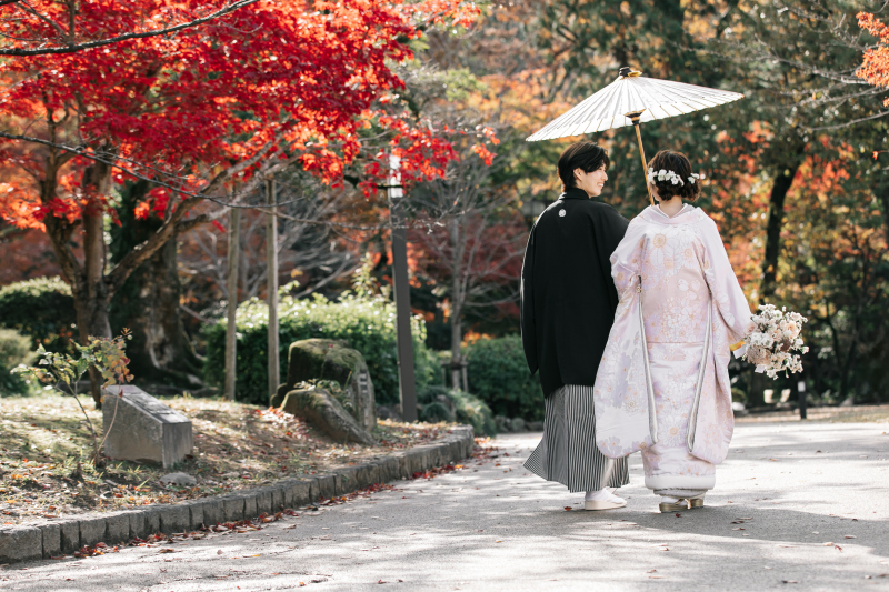 【和洋装】紅葉と秋晴れ愉しむ紅葉ロケーションプラン