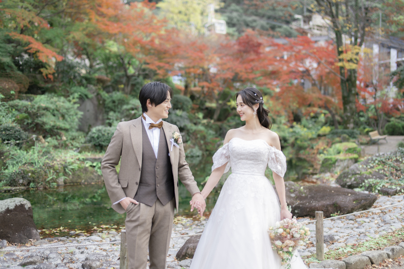 【和洋装】紅葉と秋晴れ愉しむ紅葉ロケーションプラン