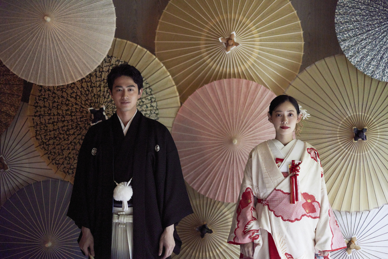 【和装１着・館内撮影】大切な家族と一緒に▪ファミリーフォトプラン◆新郎新婦和装各１着、100カット全データレタッチ付き