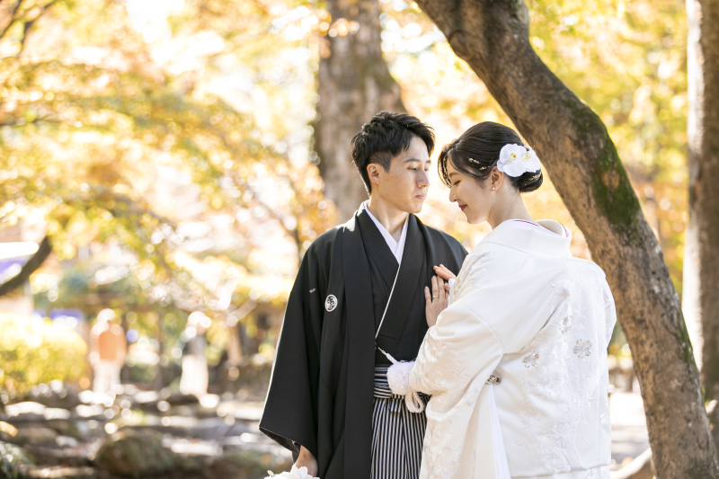 【和装】紅葉と秋晴れ愉しむ紅葉ロケーションプラン