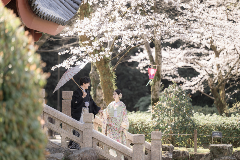 【和装】様々な文化が交じり合う異国情緒あふれる世界観を持つ【日中友好庭園コース】