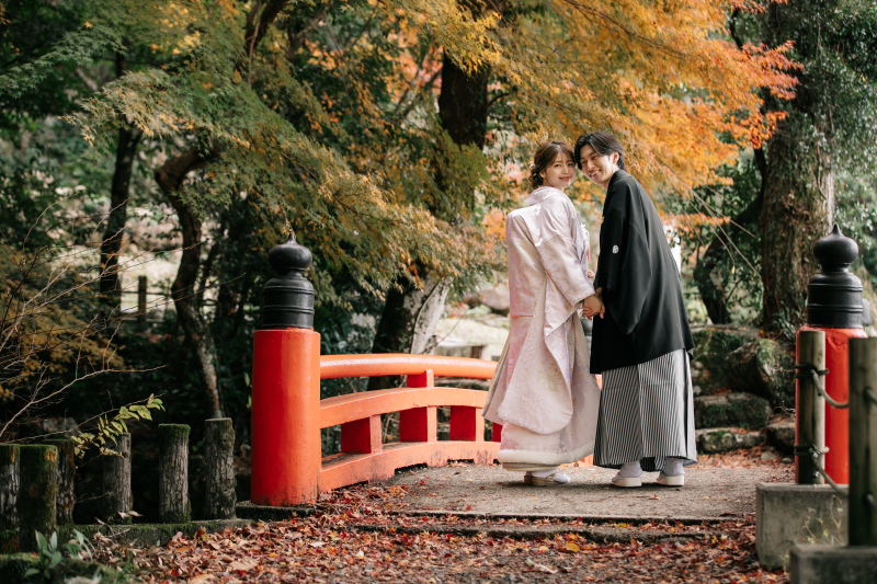 【和洋装】紅葉と秋晴れ愉しむ紅葉ロケーションプラン