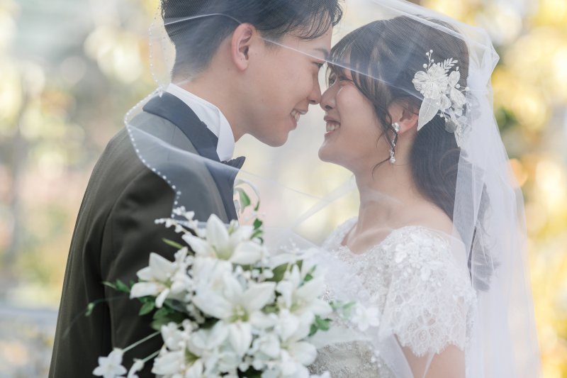 【洋装】長良川清流ホテルの館内と光あふれるチャペルでの撮影【館内スタジオ＋チャペル撮影コース】