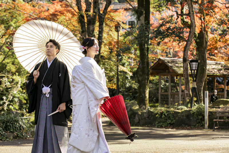 【和洋装】紅葉と秋晴れ愉しむ紅葉ロケーションプラン