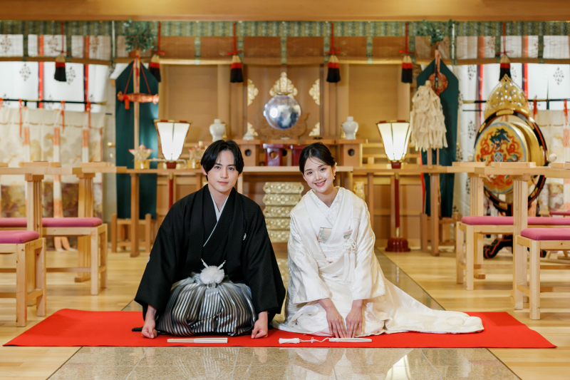 【和装】長良川清流ホテルの館内と神聖な館内神殿での撮影【館内スタジオ＋神殿撮影コース】