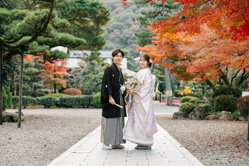 【和装】【岐阜公園】＆【日中友好庭園】で撮影する緑豊かなナチュラルフォトウェディング