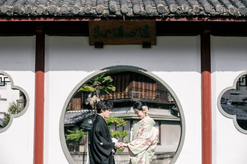 【和洋装】やっぱり撮影するなら和装も洋装もどっちも着たい！【日中友好庭園コース】