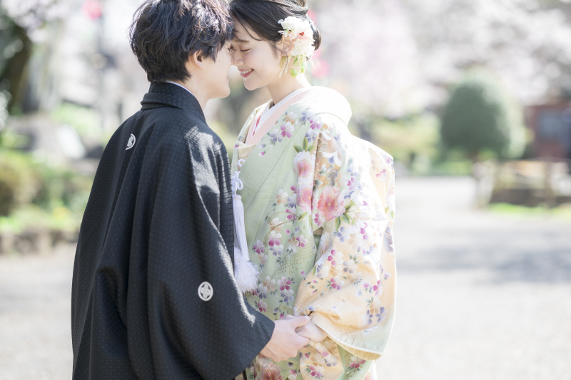 和装【3月23日∼4月5日に撮影される方限定】岐阜公園と日中友好庭園で撮影できる桜プラン
