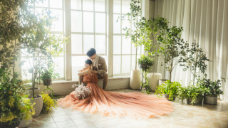 春らしいスタジオ撮影