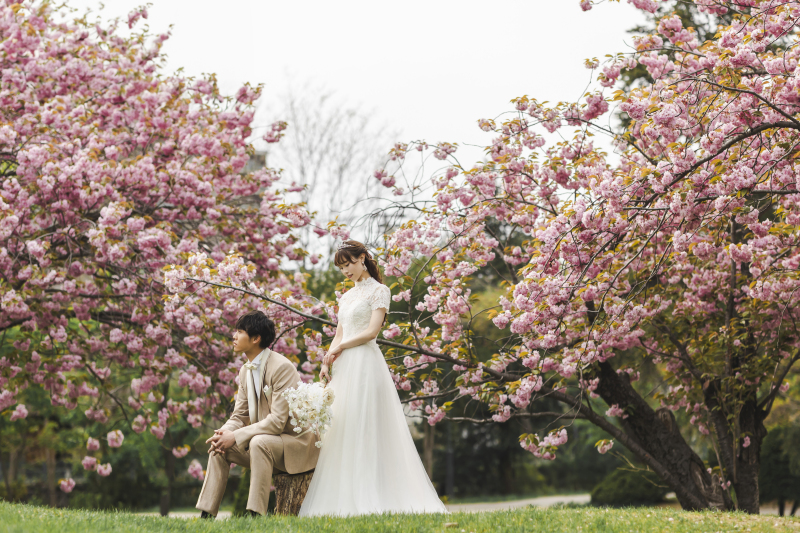 春色に囲まれて