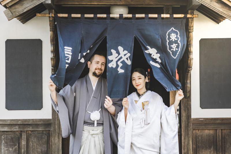 開拓の村で、和のお写真