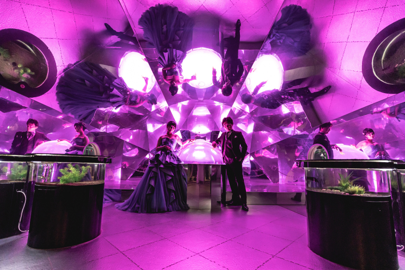 まるで万華鏡の中