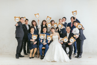 ご家族と一緒にスタジオ撮影