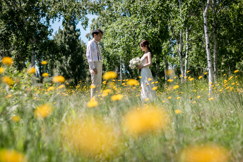 あたたかい日差しの中、前田森林公園で