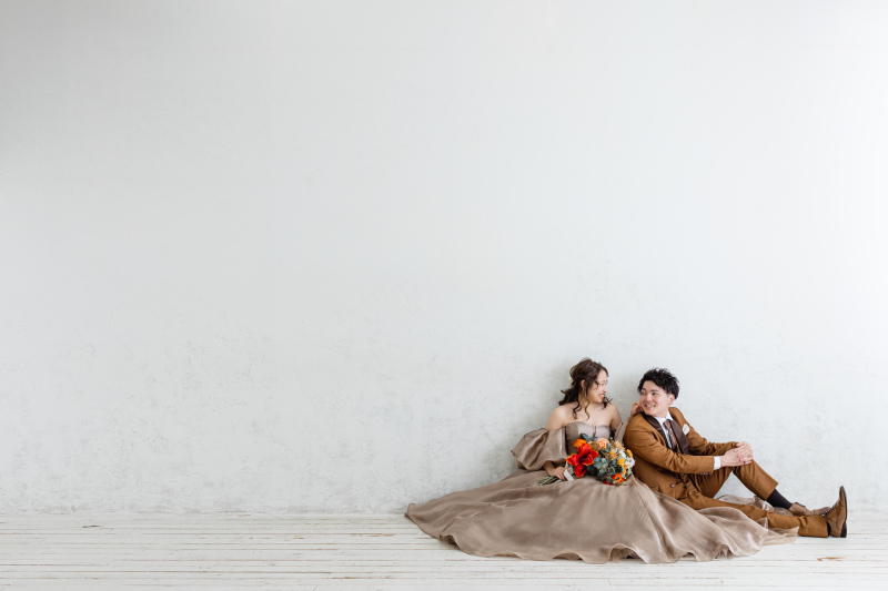 スタジオで撮影開始