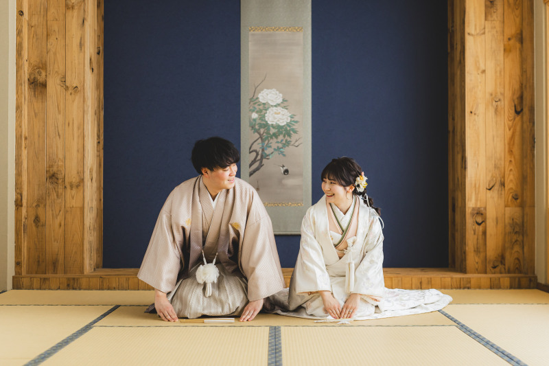 いつものふたりで、和装の日。