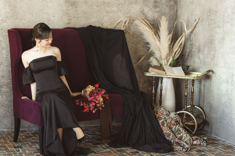 小物を合わせて