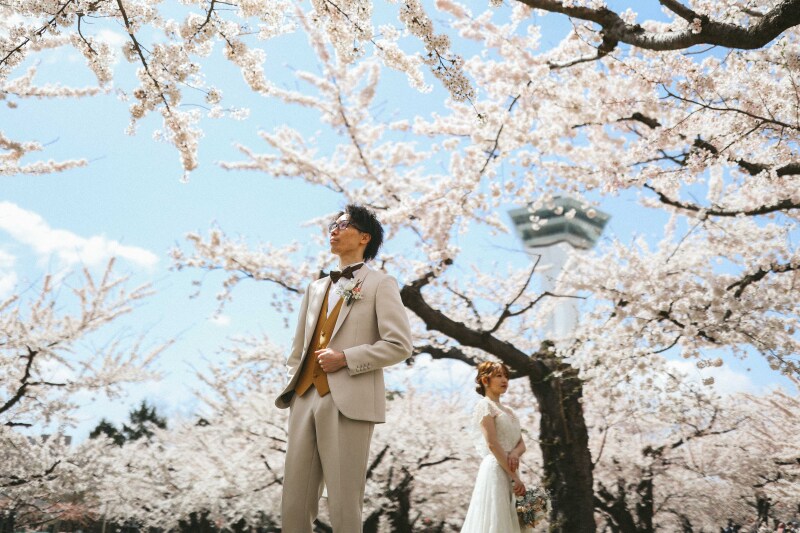 しっかりポーズをとって