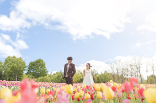 和装でスタジオ×洋装で滝野すずらん公園ロケ