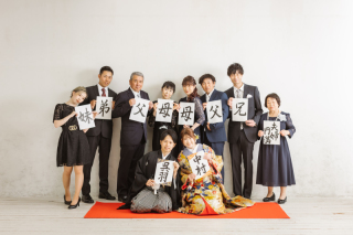 家族みんなで撮影出来ました。