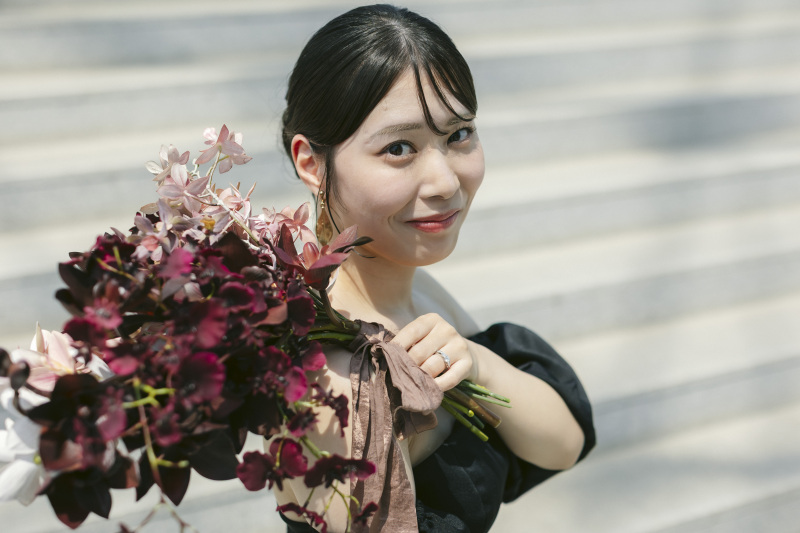 ブーケを使用してより華やかに